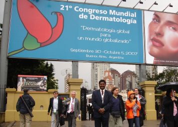 Attending World congress of dermatology